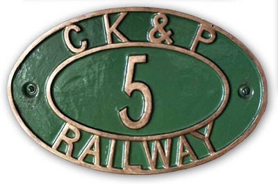 Railway plaque for the Cockermouth, Keswick & Penrith Railway