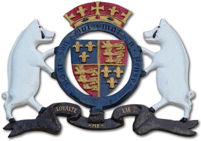 The coat of arms of Richard, Duke of Gloucester