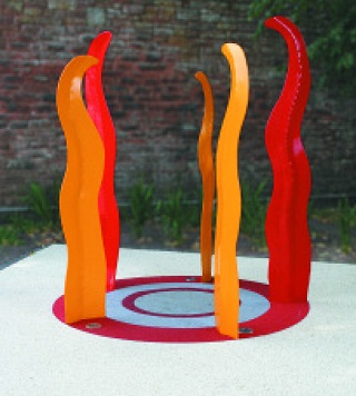Beacon sculpture at Penrith Coronation Garden